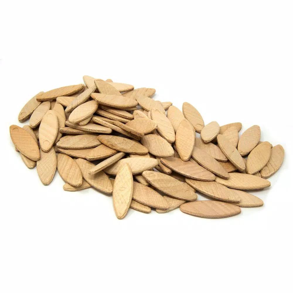 WEN #0 FSC Certified Birch Woodworking Biscuits, 100-Pack