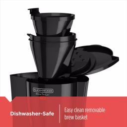 BLACK+DECKER Brew'n Go Single Serve Coffee Maker with 15 oz. Thermal Travel Mug, Black thumbnail 3