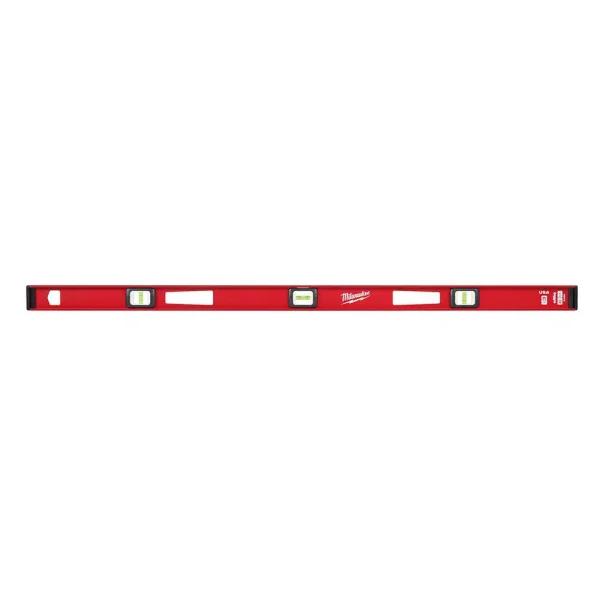 Milwaukee 48 in. Magnetic I-Beam Level, Aluminum Frame with Pitch Vial