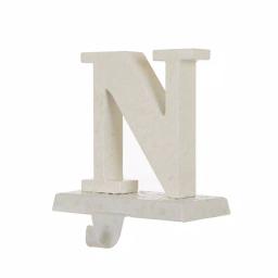 Glitzhome NOEL Wooden and Metal Christmas Stocking Holders, Set of 4 thumbnail 2
