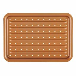 Ayesha Curry 4-Piece Toaster Oven Bakeware Set, Copper Nonstick Steel thumbnail 2