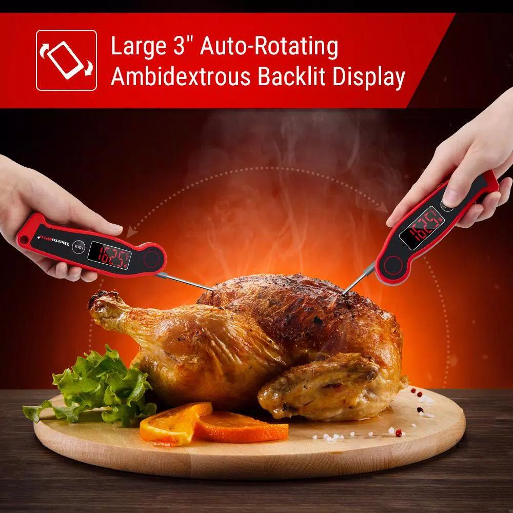 ThermoPro TP-19 Waterproof Digital Instant Read Meat Thermometer for BBQ Grill and Smoker