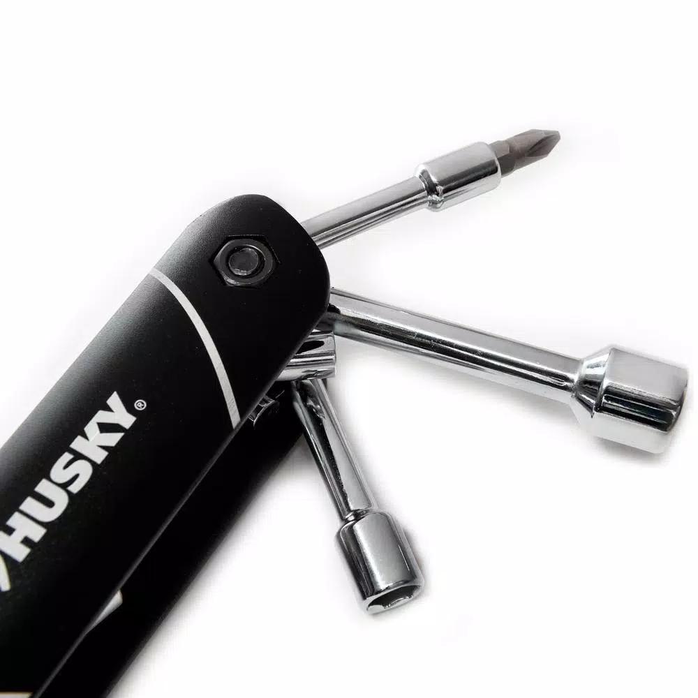Husky 12-Piece Folding Nut Driver Set, SAE and Metric