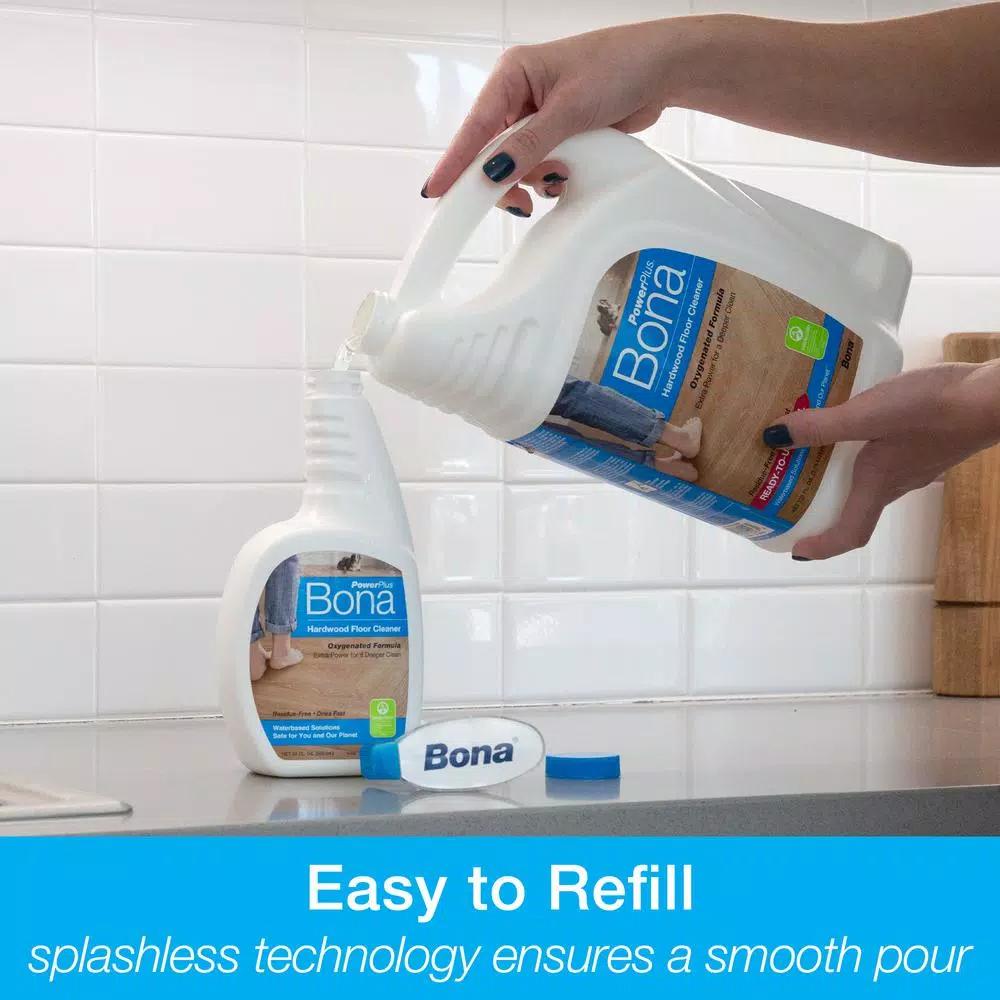 Bona PowerPlus Deep Clean Hardwood Floor Cleaner, 128 oz.