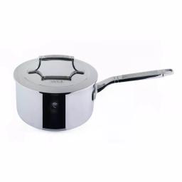 Saveur Selects Voyage 3 qt. Tri-Ply Stainless Steel Saucepan with Lid thumbnail 1