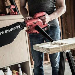 Powerworks 20V Cordless Handheld Blower and Vacuum, 180 MPH, 90 CFM, BLP303 (Tool Only) thumbnail 6