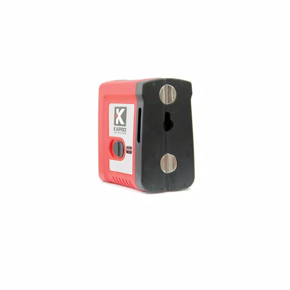 Kapro 862 Mini Cross Line Laser Level - Red Self-Leveling Laser with Magnetic & Tripod Mount