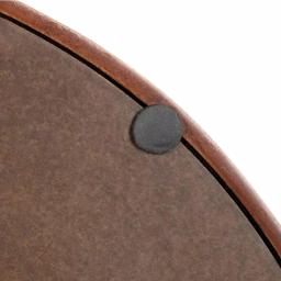Kate and Laurel Lipton Walnut Brown Wood Decorative Tray with Gold Handles thumbnail 4