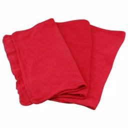 Unbranded Shop Power Red 100% Cotton Shop Towels, 50-Piece Set thumbnail 2