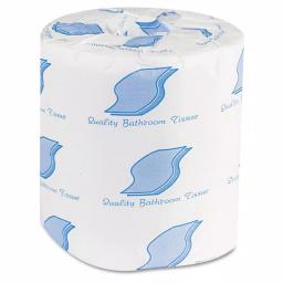 GEN 2-Ply White Wrapped Bath Tissue, 420 Sheets per Roll, 96 Rolls per Carton thumbnail 1