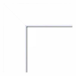 Amanti Art Corvino 23 in. W x 29 in. H Rectangular Beveled Edge Bathroom Vanity Mirror, Satin White Wood Frame thumbnail 3