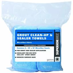 Custom Building Products SuperiorBilt 18 in. x 18 in. Microfiber Grout Clean-Up and Sealer Towels, 6 Pack thumbnail 1