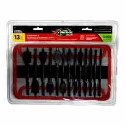 BLU-MOL Disston Blu-Mol Xtreme 13-Piece Threaded Spade Bit Set, Carbon Steel Hex Shank thumbnail 2