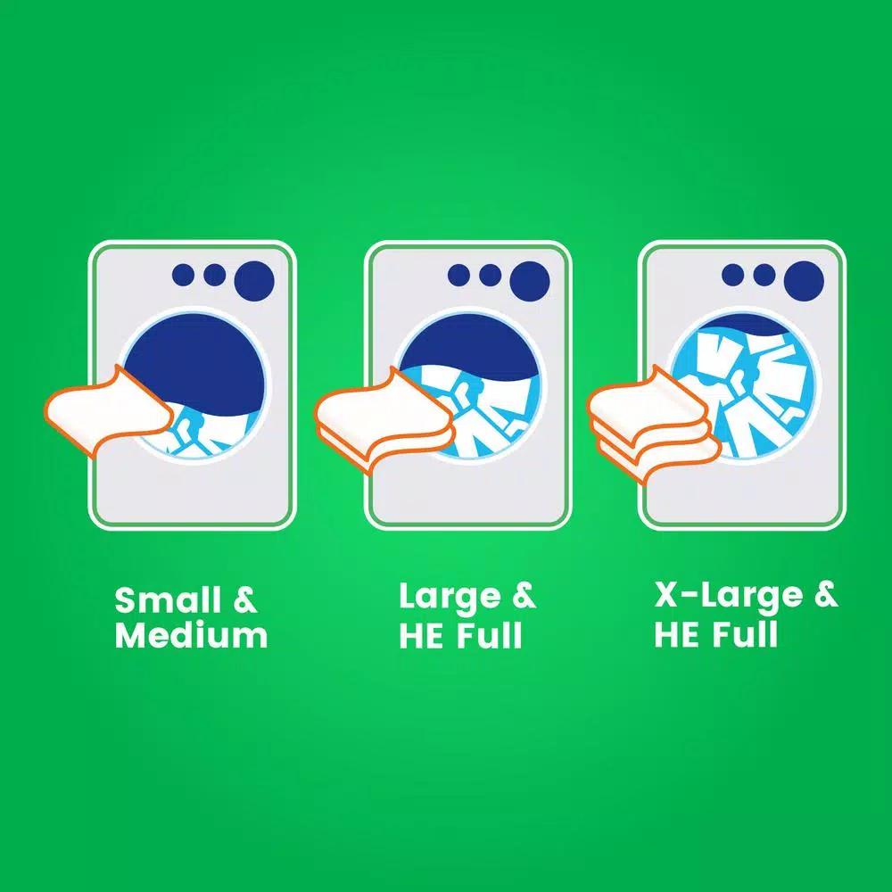 Gain Island Fresh Scent Dryer Sheets, 105-Count