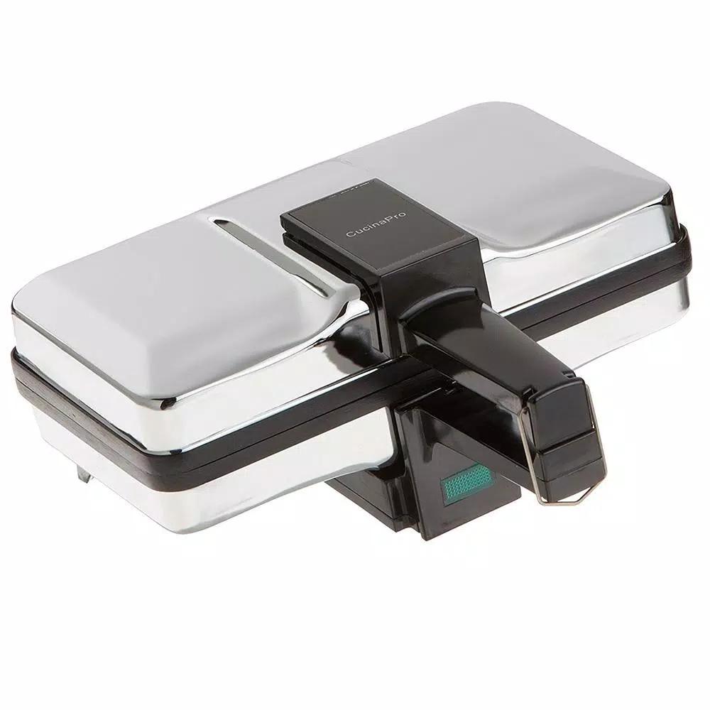 CucinaPro Piccolo 4-Slice Stainless Steel Pizzelle Waffle Maker