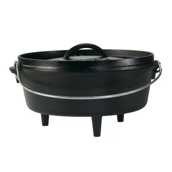 Lodge 4 Qt. Cast Iron Dutch Oven with Lid and Bail Handle