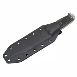 Camillus SKOL 5 in. 1095 High Carbon Steel Fixed Blade Knife with Gut Hook and Micarta Handle thumbnail 6