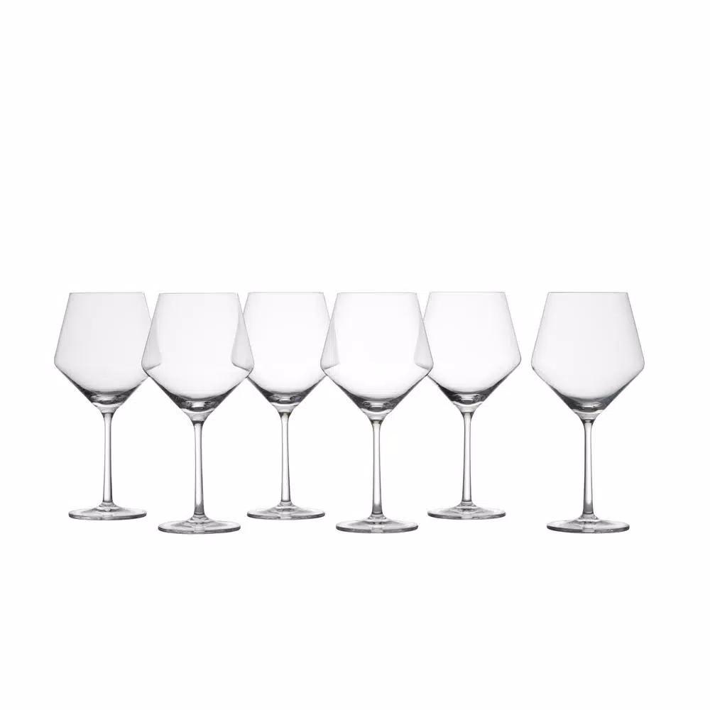SCHOTT ZWIESEL Pure Tritan Burgundy Red Wine Glasses, 23.4 fl. oz., Set of 6