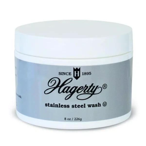 Hagerty's Stainless Steel Wash - Non-Abrasive Polish for Stainless Steel and Chrome, 8 oz