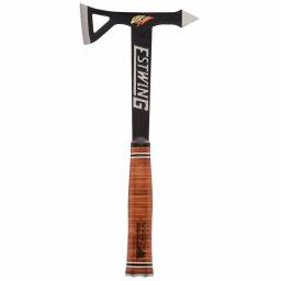 Estwing Black Eagle Tomahawk Axe with Durable Leather Grip thumbnail 1