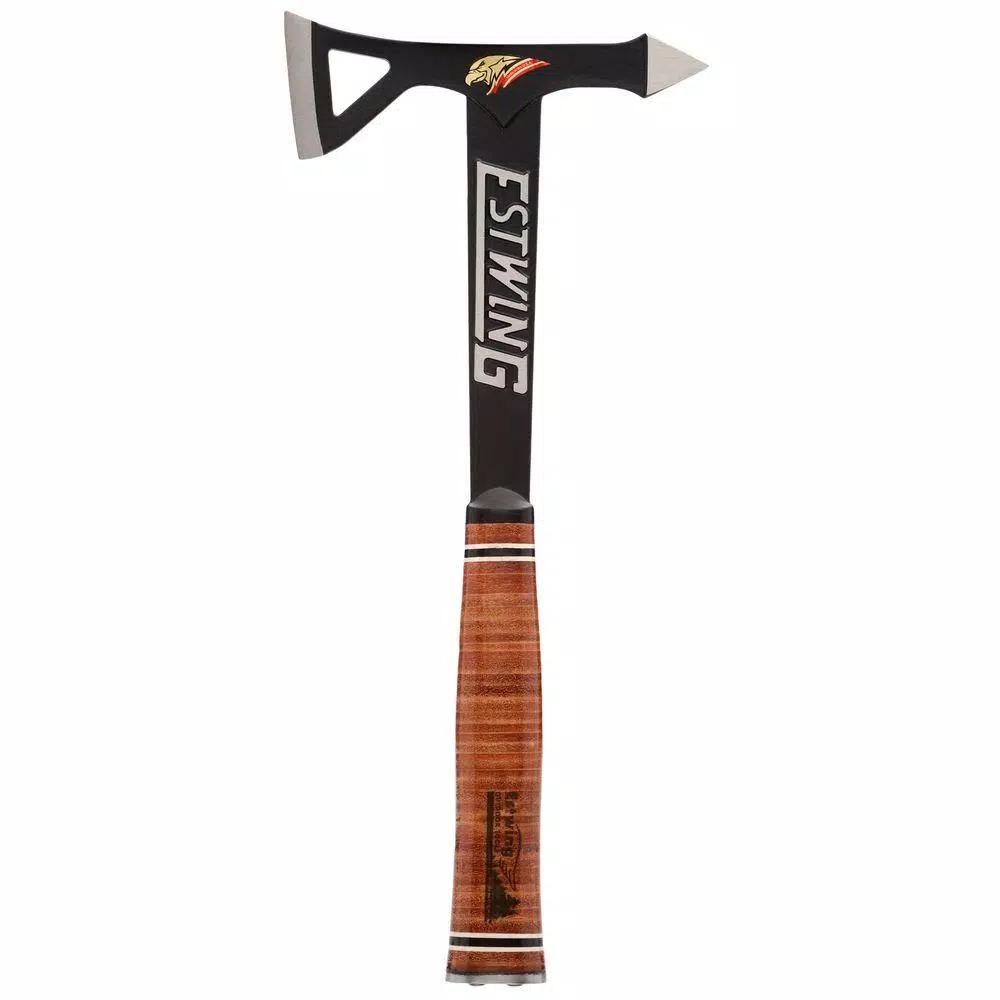 Estwing Black Eagle Tomahawk Axe with Durable Leather Grip