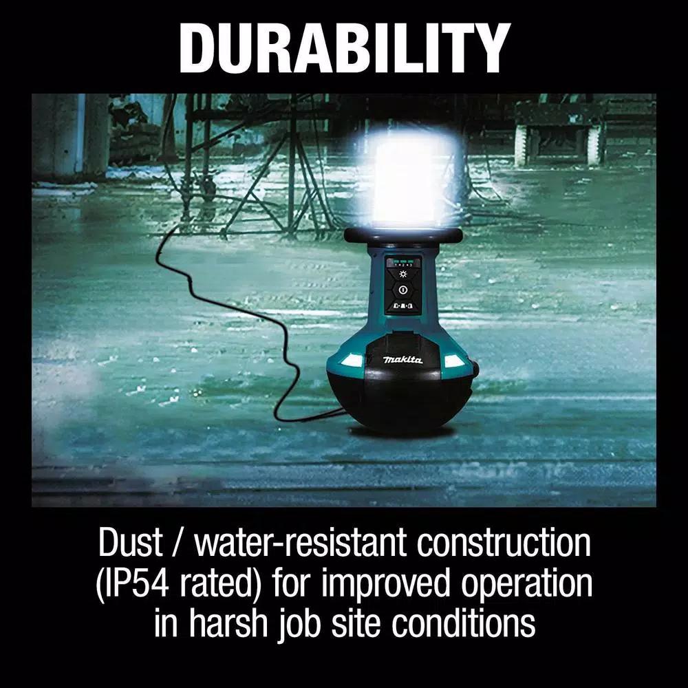 Makita 18V X2 LXT Cordless/Corded LED Upright Area Light, 5500 Lumens