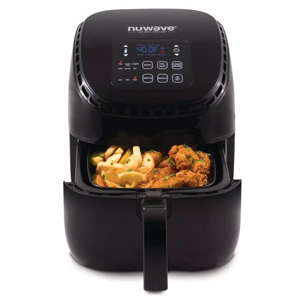NuWave Brio 3 Qt. Digital Air Fryer, Black