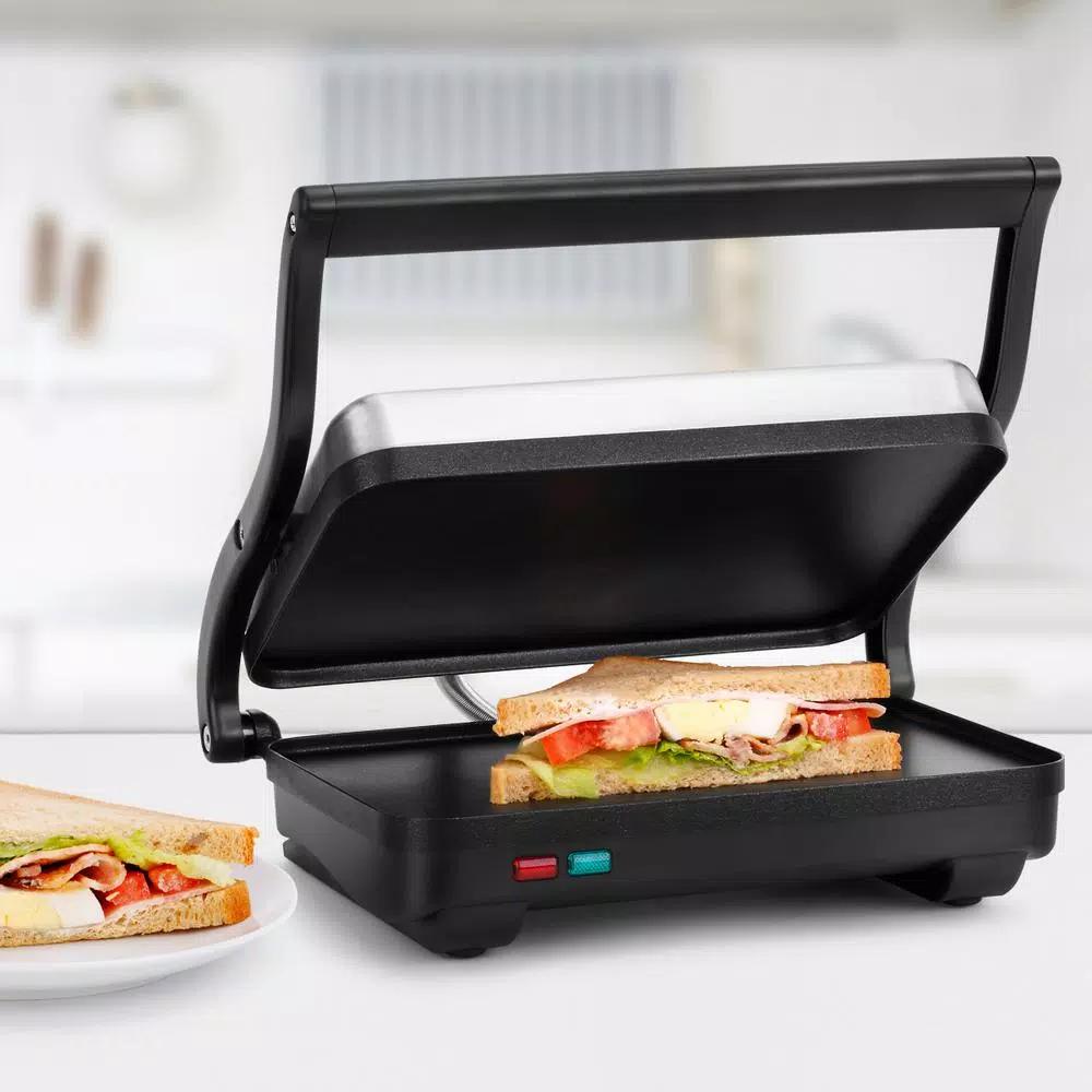 Holstein Housewares 70 sq. in. Stainless Steel Non-Stick Electric Griddle