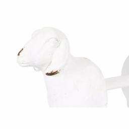 3R Studios White Sheep Shaped Freestanding Paper Towel Holder - Farmhouse Style thumbnail 4