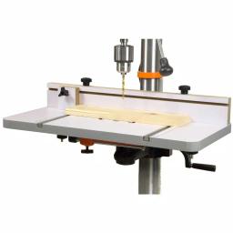 WEN 24 in. x 12 in. Drill Press Table with Adjustable Fence and Stop Block thumbnail 1