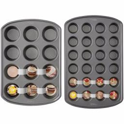Wilton Perfect Results Premium Non-Stick 2-Piece Muffin Pan Set thumbnail 6