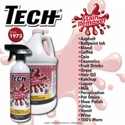 TECH Stain Remover - All-Purpose Fabric, Carpet, and Upholstery Cleaner, 8 oz. thumbnail 2
