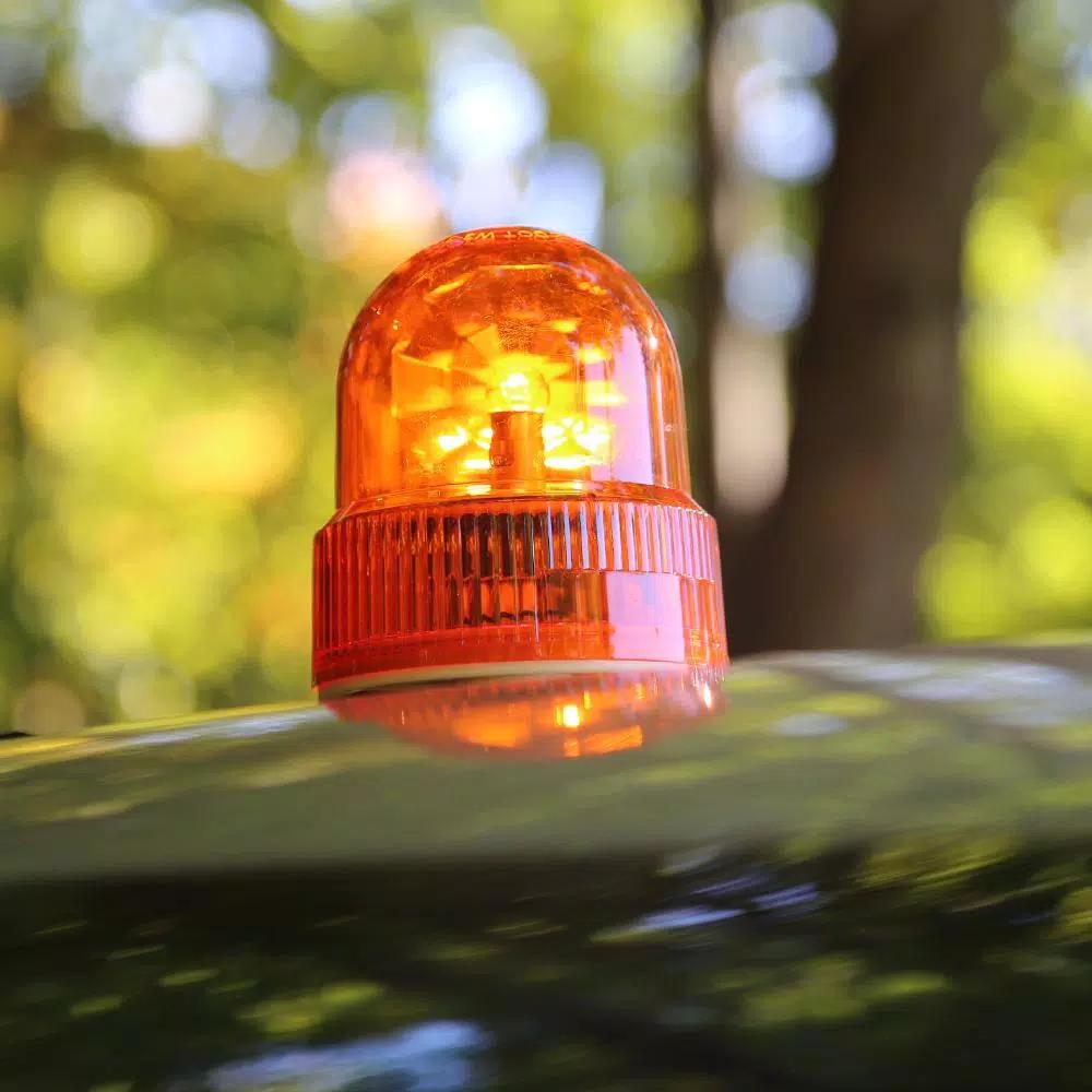 TowSmart Amber Beacon Revolving Light with Heavy Duty Magnetic Base