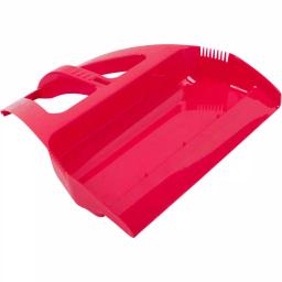 WISP 3-Piece Red Broom and Dustpan Set with 90-Degree Angle, Telescoping Handle, and Bristle Seal Technology thumbnail 7