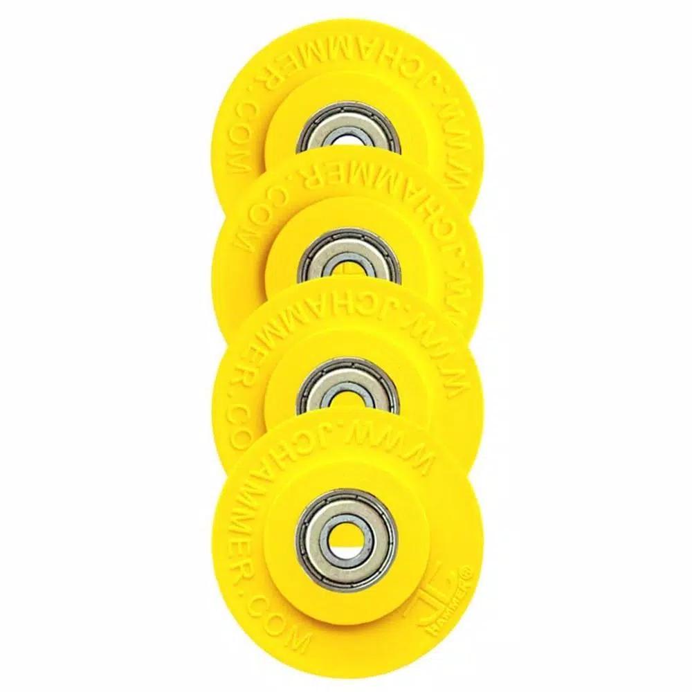 JC Hammer 2 in. Screening Wheels Pro Pack, 4-Pack Replacement Wheels for Spline Sizes 065-260