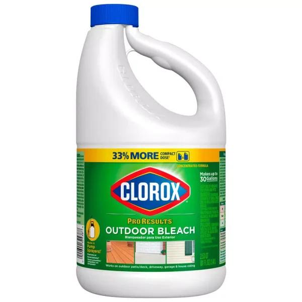 Clorox Outdoor Concentrated Liquid Bleach Cleaner, 81 oz