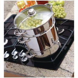 Euro Cuisine Stainless Steel Stove Top Steam Juicer and Steamer Set thumbnail 2
