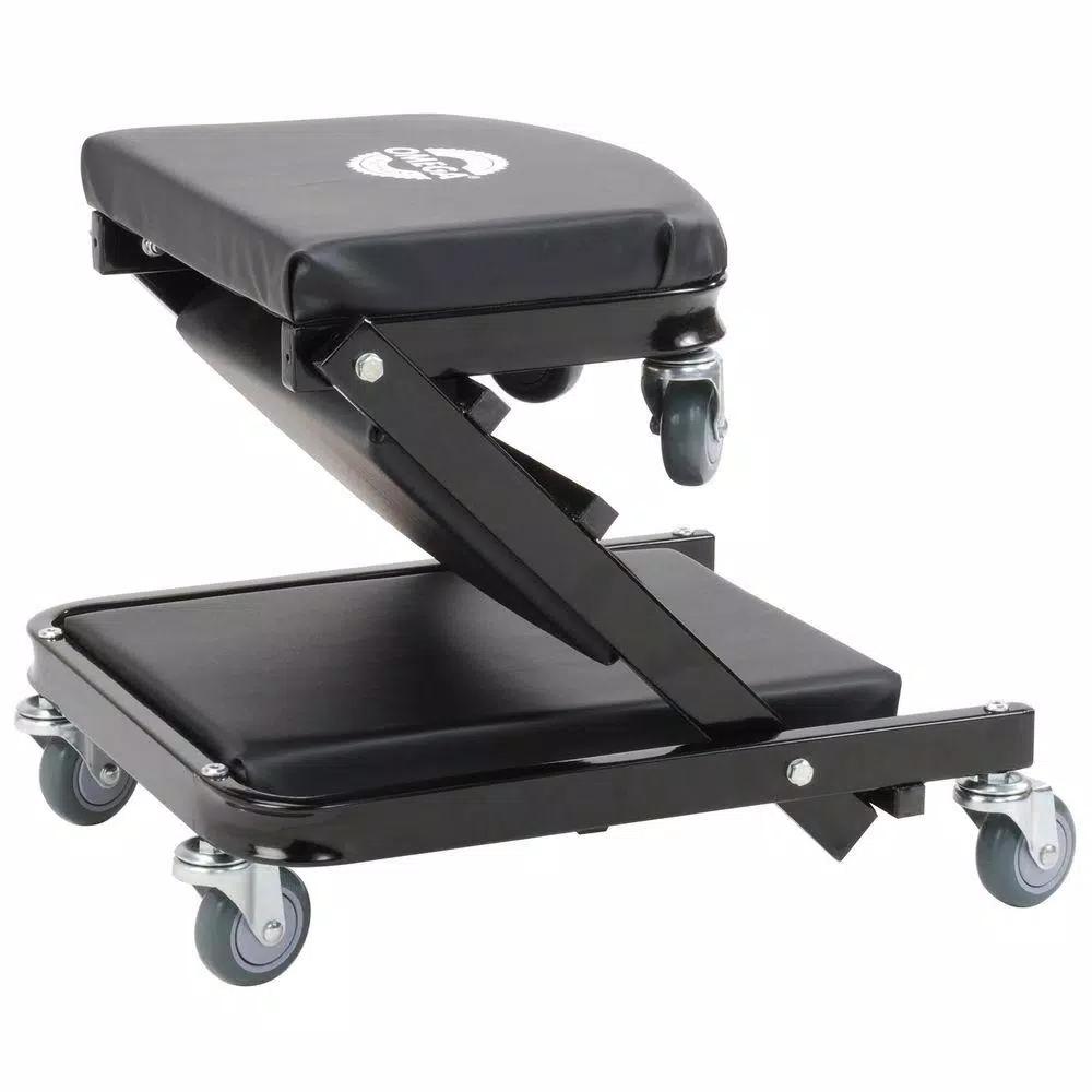 Omega 91000 2-in-1 Foldable Mechanic Creeper and Seat, 450 lb. Capacity