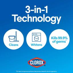 Clorox Regular Concentrated Liquid Bleach, 121 oz (2-Pack) thumbnail 3