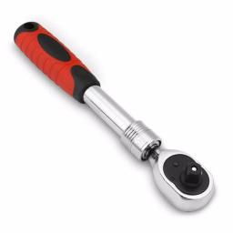 Stark 1/2 in. Extendable Telescopic 72-Tooth Ratchet with Soft Grip Handle thumbnail 1