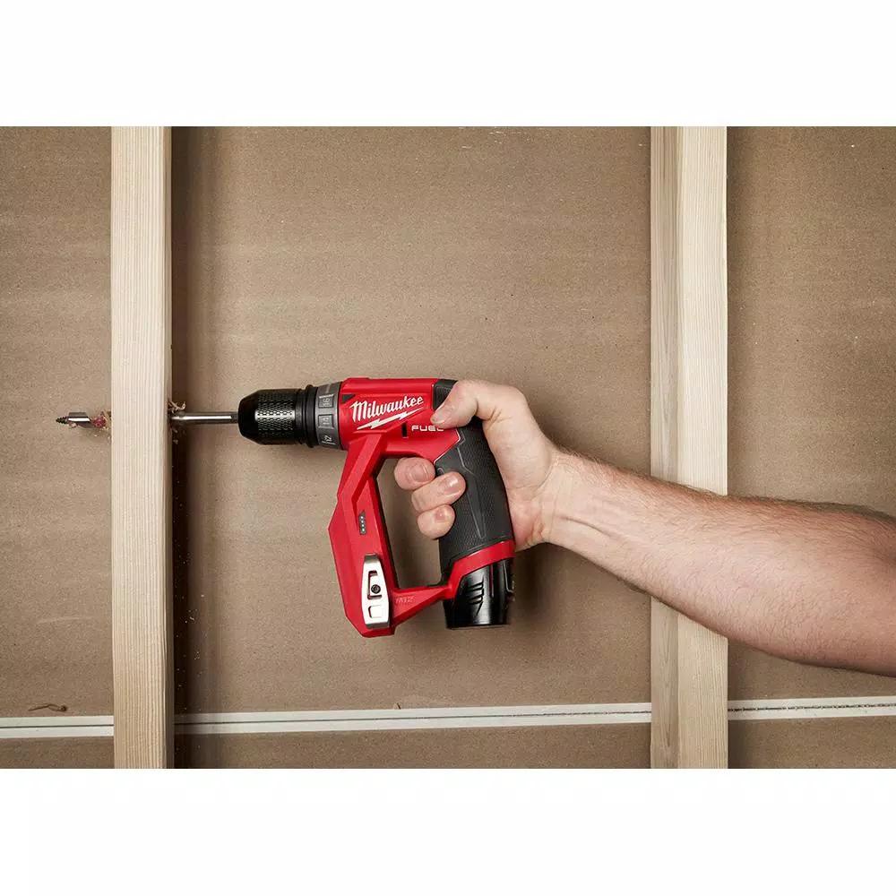 Milwaukee M12 FUEL 12V Brushless 4-in-1 Installation Drill Driver and Oscillating Multi-Tool Set (Tool-Only)