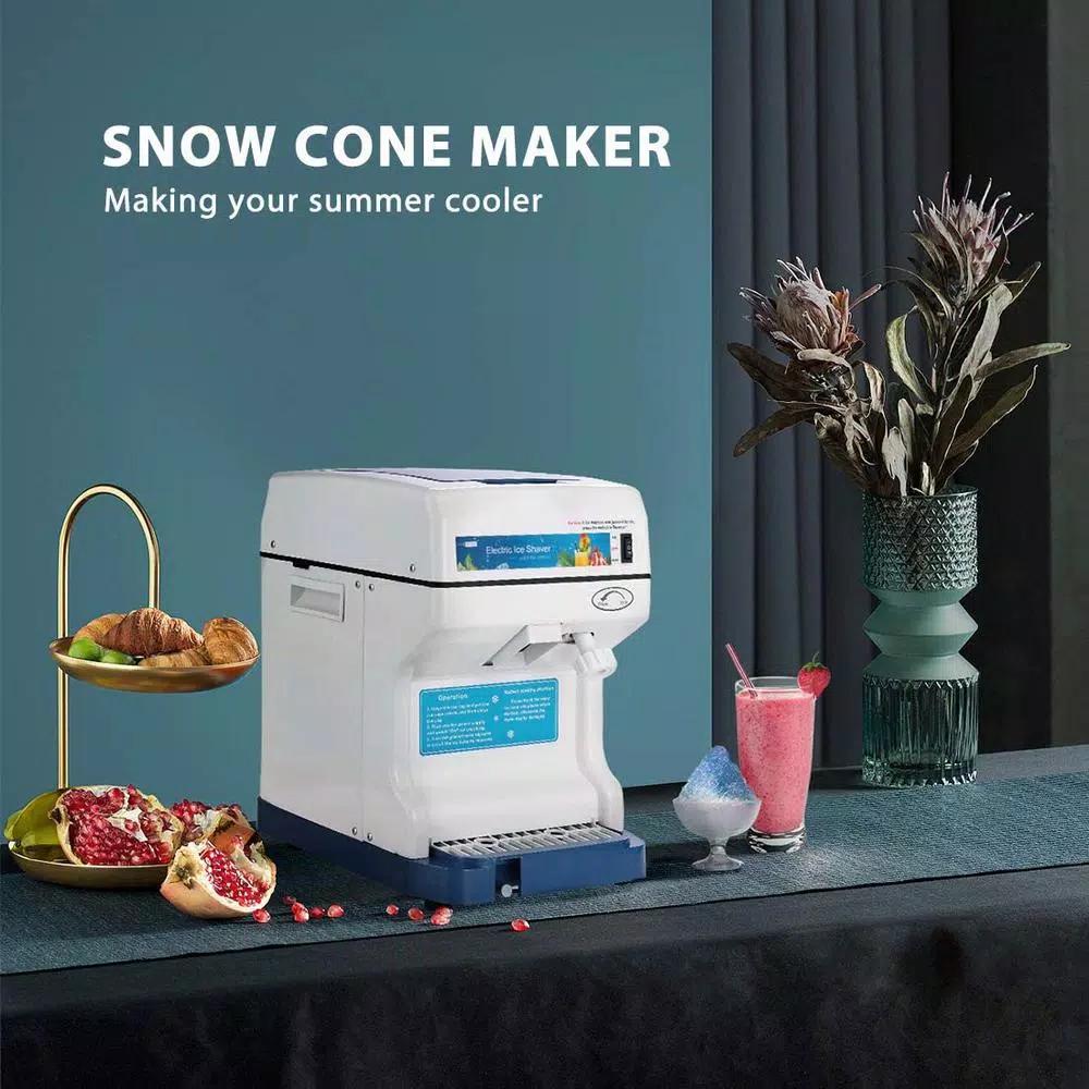 VIVOHOME Blue Ice Crusher & Snow Cone Maker Machine, 250W High Speed Shaver