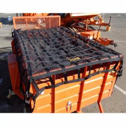 GLADIATOR Cargo Nets Gladiator Heavy-Duty Trailer Cargo Net, 7.3 ft. x 13.3 ft., Integrated Mesh with Certified Attachment Straps thumbnail 3