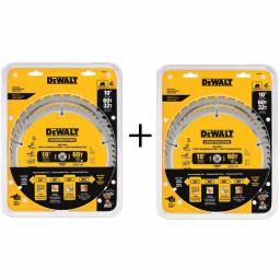 DEWALT 10 in. Circular Saw Blade Assortment (2-Pack) with Bonus 2-Pack thumbnail 1