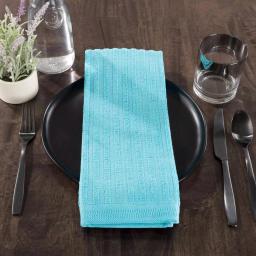 Lavish Home 8-Piece Multi-Color Kitchen Icon Pattern Weave Cotton Kitchen Towel Set thumbnail 4
