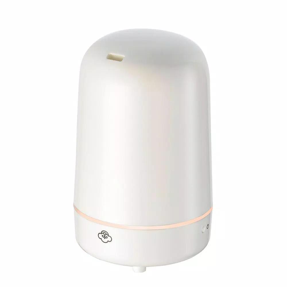 Serene House Light House White Ultrasonic Aromatherapy Oil Diffuser with Ambient LED Light