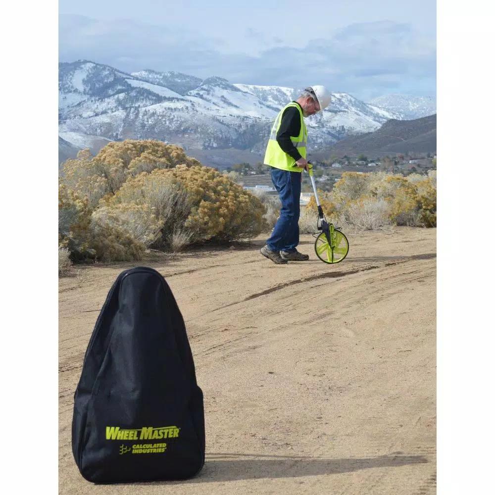 Calculated Industries Wheel Master Pro 12.5 in. Measuring Wheel with Backpack Carrying Case