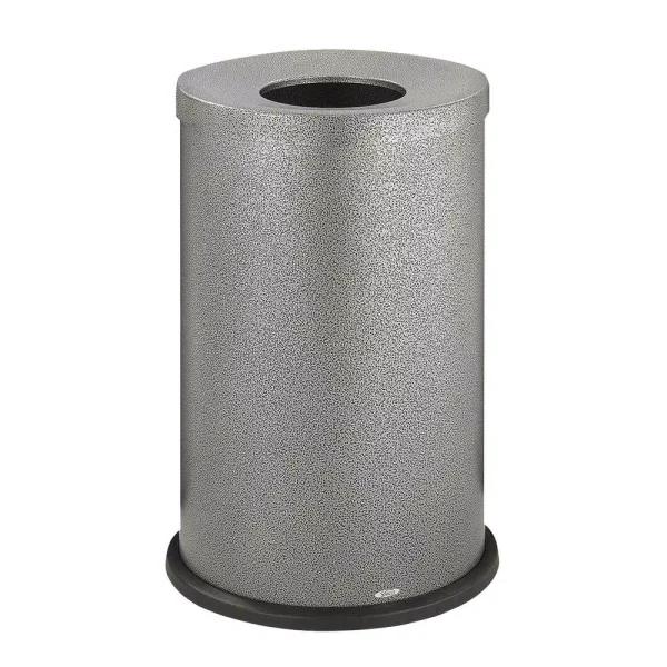 Safco 35 Gal. Open Top Metal Trash Can, Fire-Safe & Puncture-Resistant