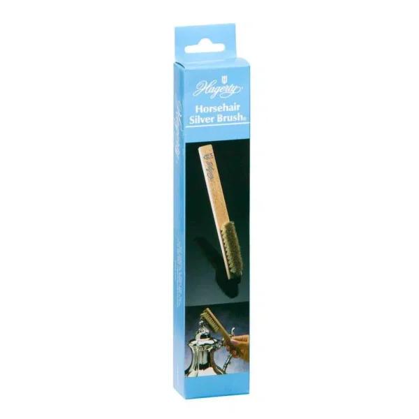 Hagerty Horsehair Silver Polishing Brush with Wood Handle