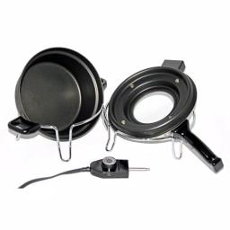 Total Chef Csech 3 Qt. Black Electric Pressure Cooker with Non-Stick Pot and Variable Temperature Control thumbnail 5